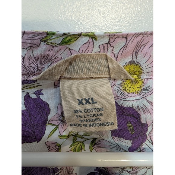 Duluth Wrinklefighter Button Shirt Floral Size XXL - Picture 5 of 5